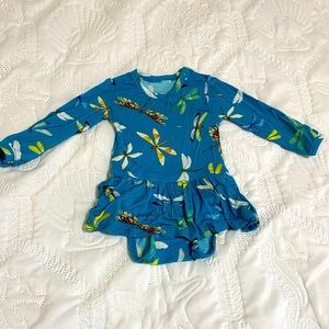Posh Peanut Cameron Long Sleeve Twirl Bodysuit